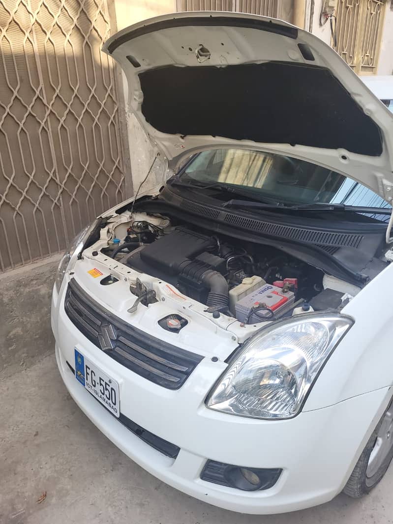 Suzuki Swift 2015 model for sale white colour 7