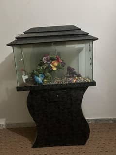 3 feet Fish Aquarium with stones and Stand light