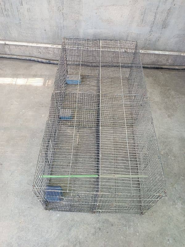 Birds cage - Pinjra - 20 khany wala cage with wheels 6