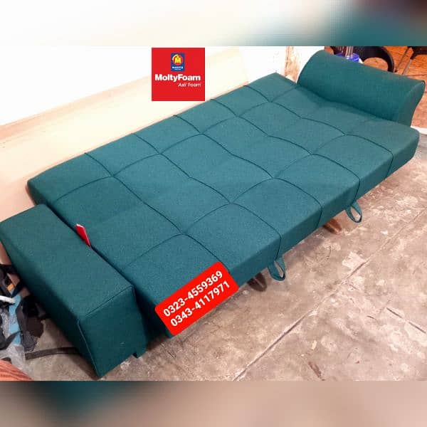 Molty double bed sofa cum bed/dining table/stool/Lshape sofa/chair 1