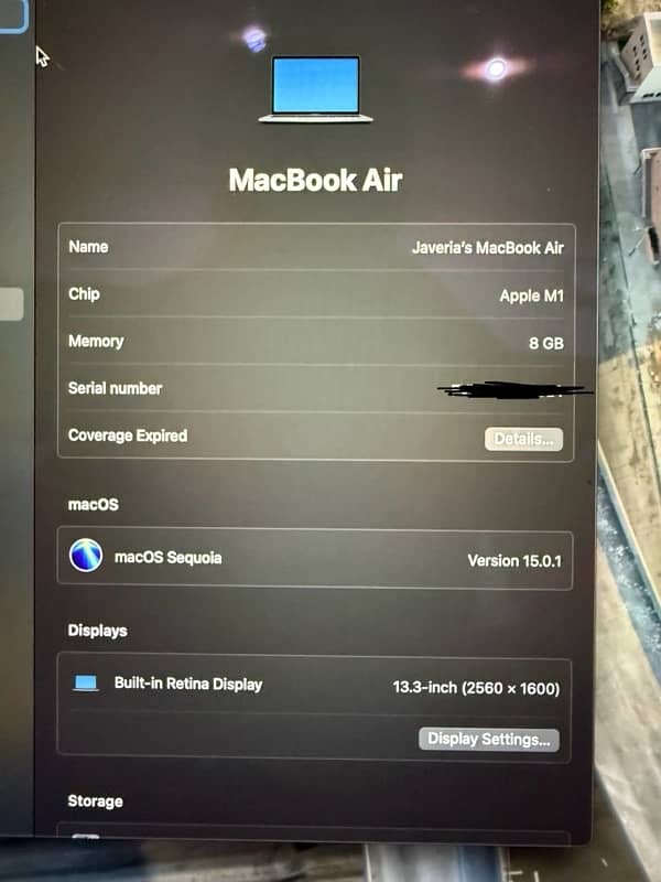 Apple Macbook Air M1 8GB RAM 256GB 8