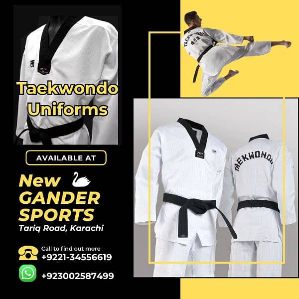 Taekwondo Uniform for all ages and Schools 6