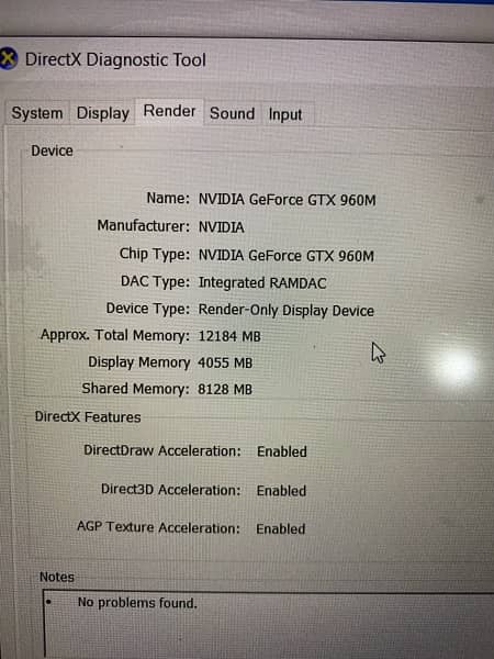 DELL Insipirion 15 7559 i5 6th Gen Nvidia GTX 960M 5