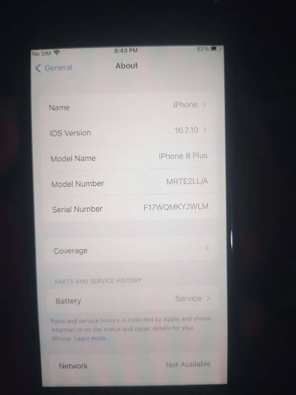 i phone 8 plus non pta urjant sale 64 gb 5