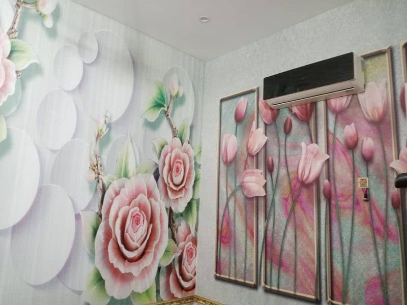 3D Flex wallpaper's  ( 45 sqr ft ) 1