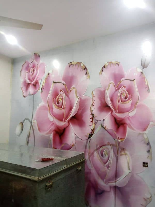 3D Flex wallpaper's  ( 45 sqr ft ) 2