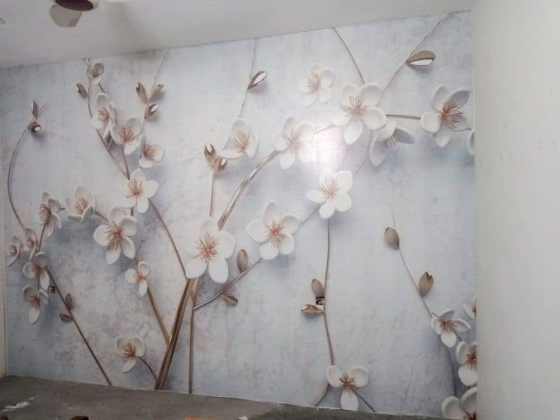 3D Flex wallpaper's  ( 45 sqr ft ) 3