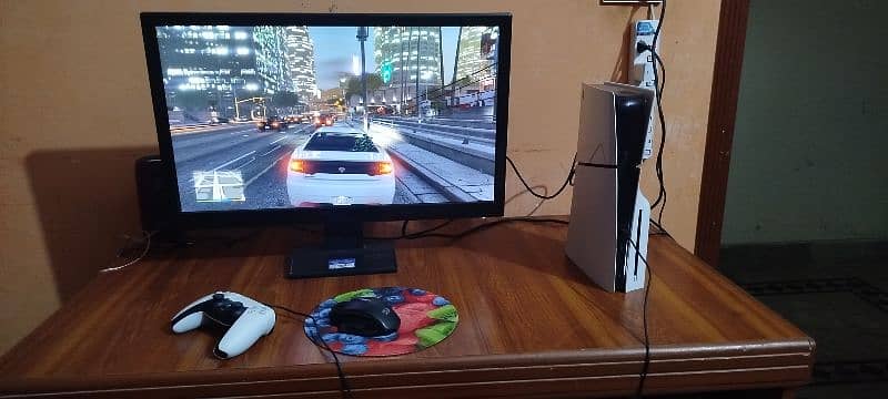 ps5 slim for sale with three games blackops6, tekken8,mirage 2