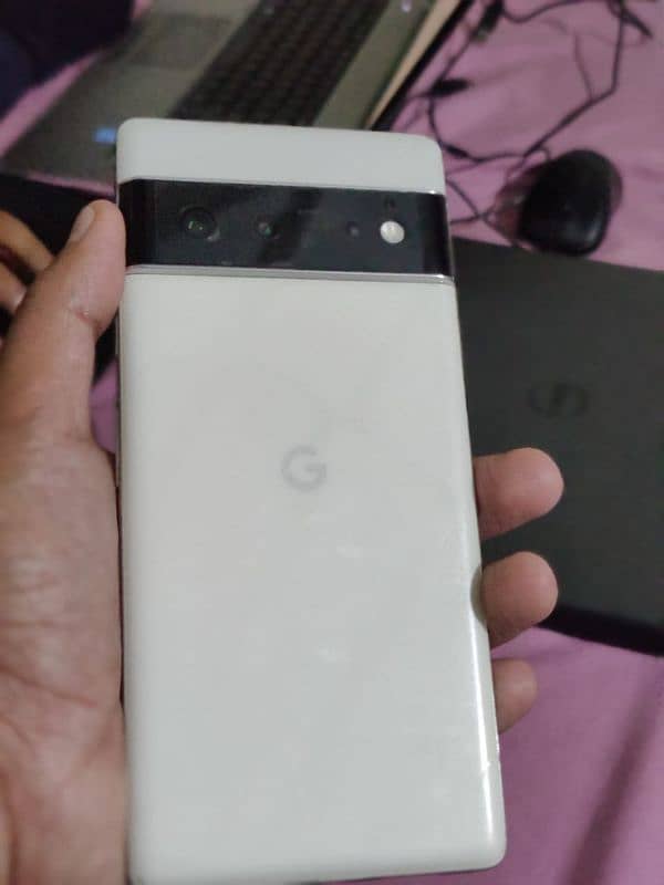 Google Pixel 6 pro white pta approved 12 128gb 2