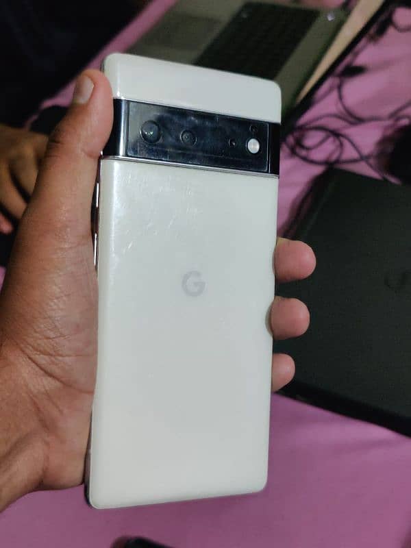 Google Pixel 6 pro white pta approved 12 128gb 12