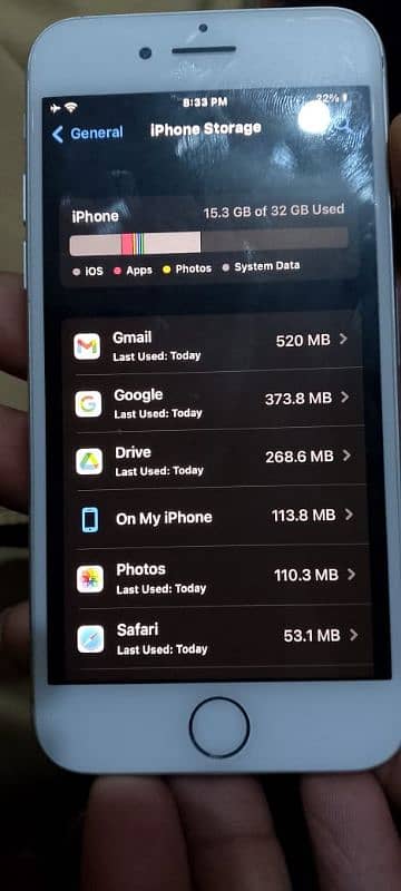 I phone 7  bypass 32 GB finger print be OK hai 8