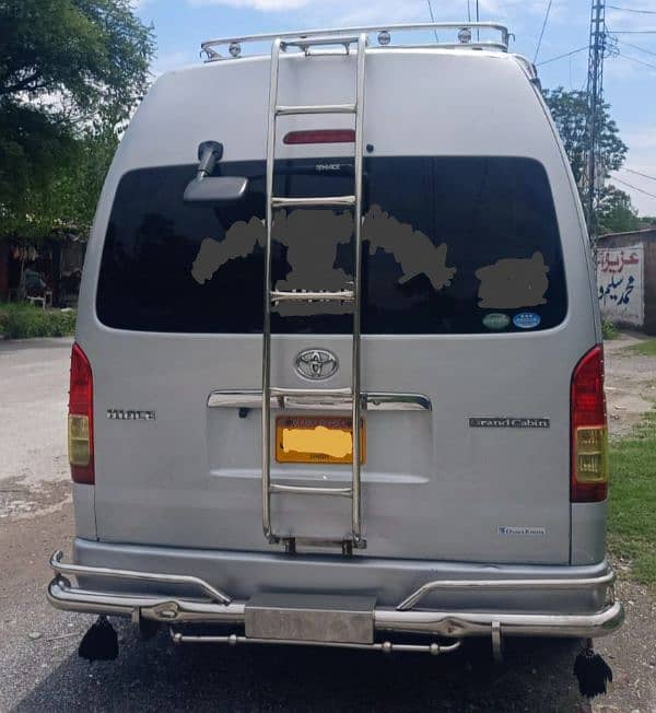 Toyota Hiace Grand Cabin Roof Rack with Top Cover 5