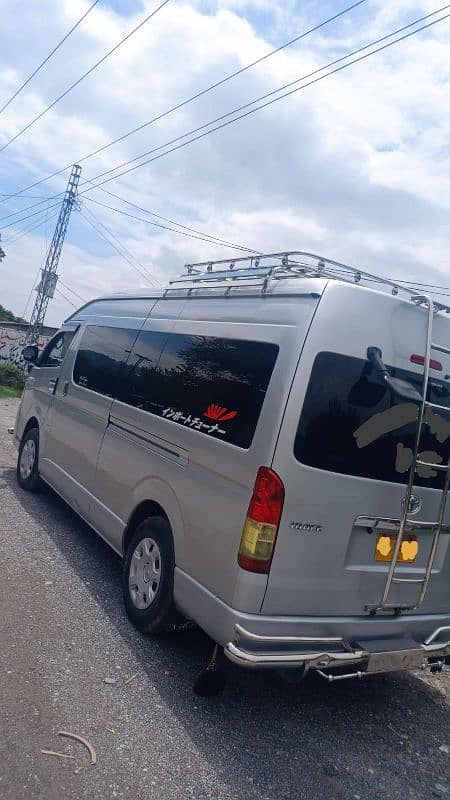 Toyota Hiace Grand Cabin Roof Rack with Top Cover 6