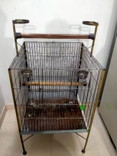 Raw parrot cage