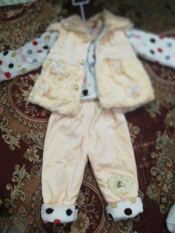 3 pice  velvot Baby suit 0