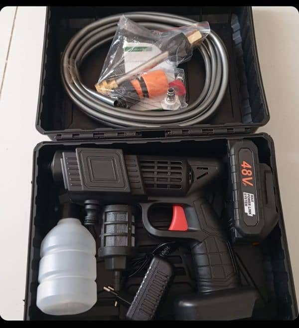 Automatic Cordless Wireless Car Wash Spray Gun High Pressure Washer 2