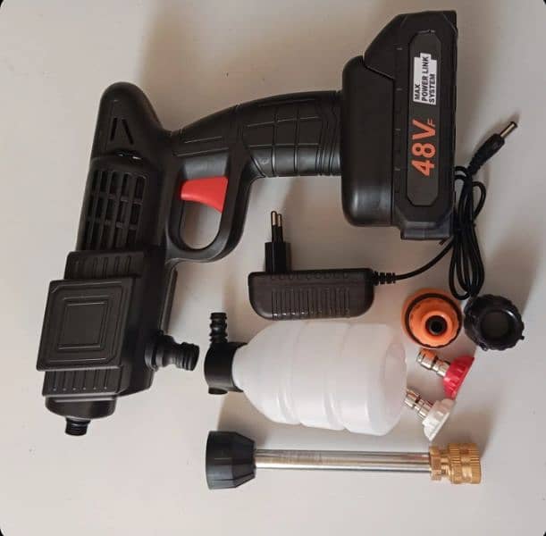 Automatic Cordless Wireless Car Wash Spray Gun High Pressure Washer 4