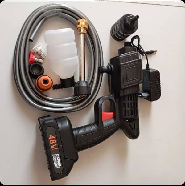 Automatic Cordless Wireless Car Wash Spray Gun High Pressure Washer 5