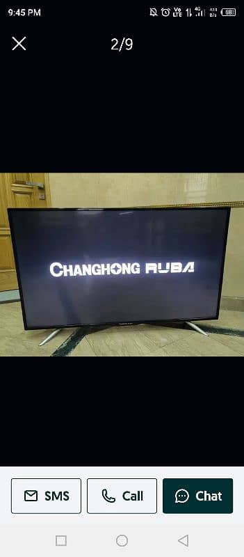 Changhong Ruba 50 inch FHD led 80 watt Music tv with full box 3 lines 0