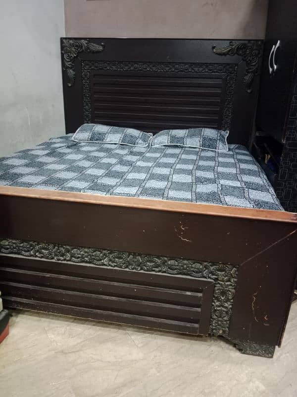 Very Solid Wooden Bed 2