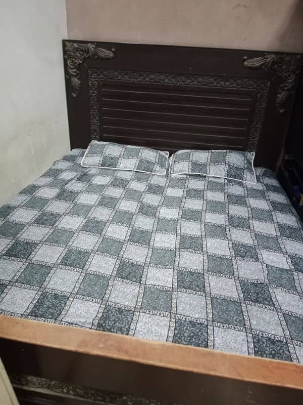 Very Solid Wooden Bed 4