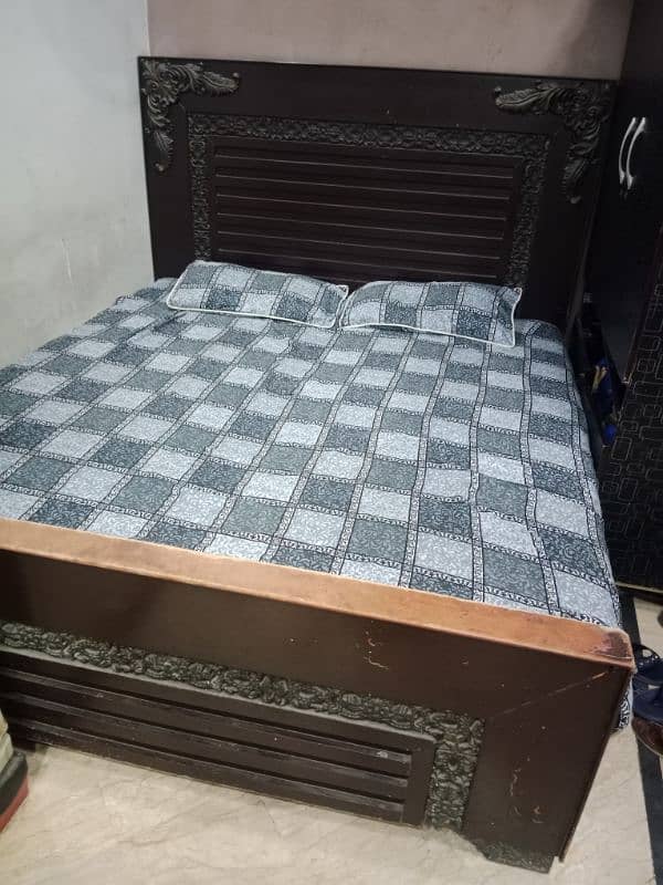 Very Solid Wooden Bed 5