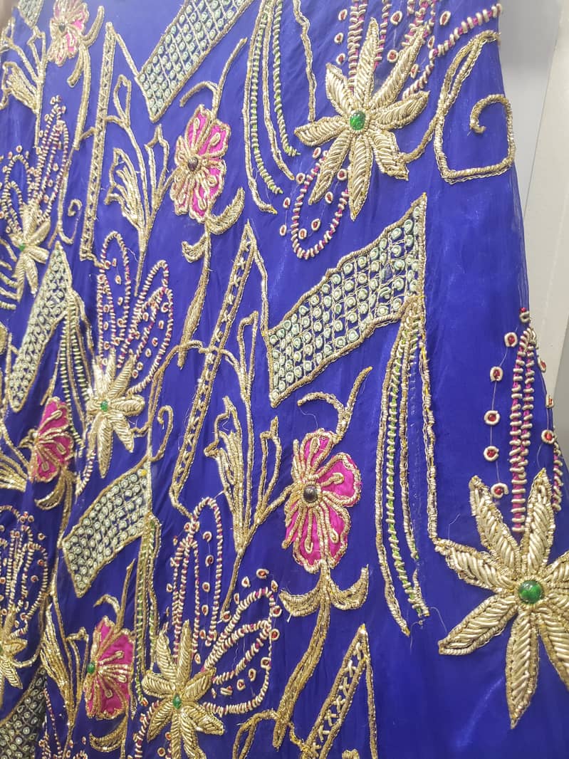 Bridal lehenga and dupatta 2