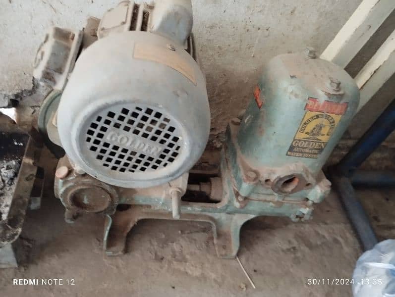 Golden Donkey Motor With Pump almost New 1