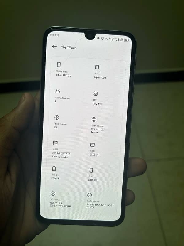 infinix note 12 8+8/128 with box and charger 0