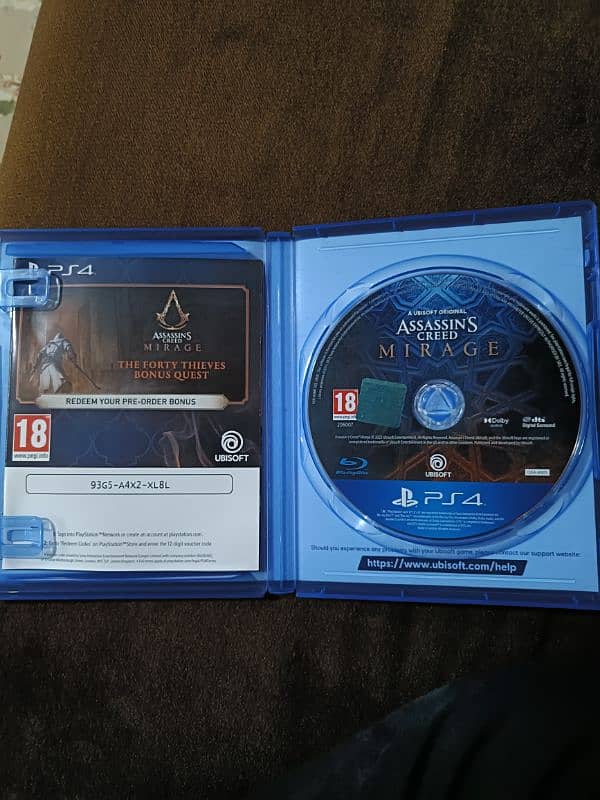 Assassin's Creed Mirage for ps4 (No exchange Only Cash) 1