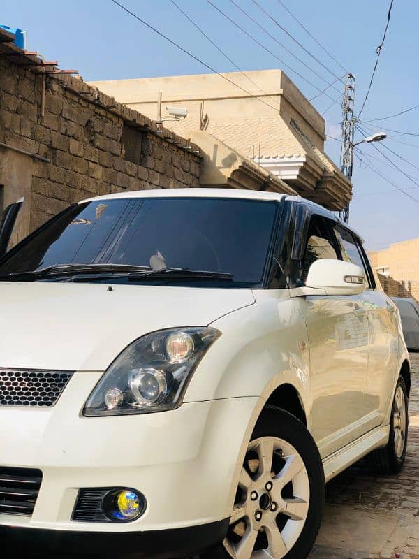 pearl white Suzuki Swift 2006 model 2024 register 1