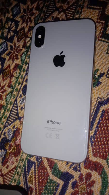 I phone x PTA 64GB with box 0