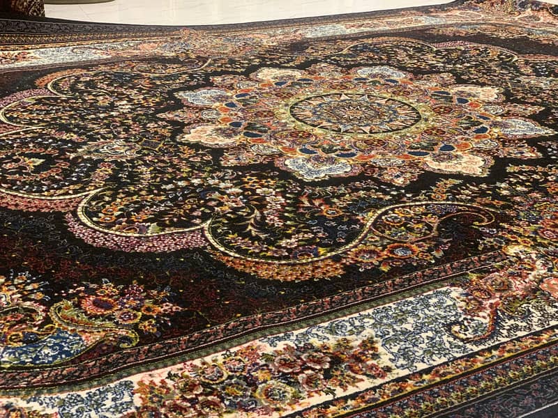 irani carpet / handmade carpet/ silk carpet/ rugs /persian carpet/ 7