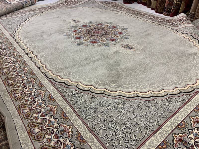 irani carpet / handmade carpet/ silk carpet/ rugs /persian carpet/ 14