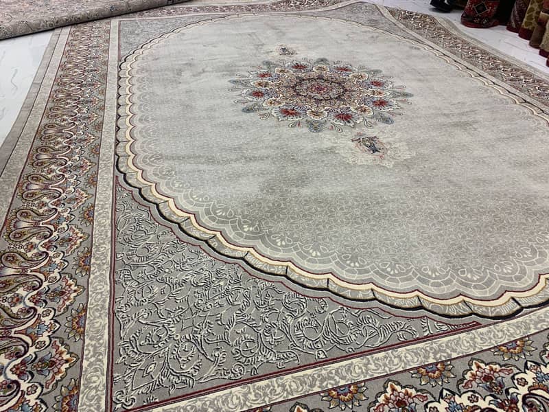 irani carpet / handmade carpet/ silk carpet/ rugs /persian carpet/ 15