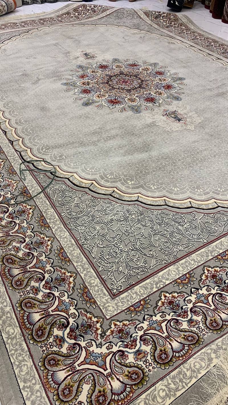 irani carpet / handmade carpet/ silk carpet/ rugs /persian carpet/ 16