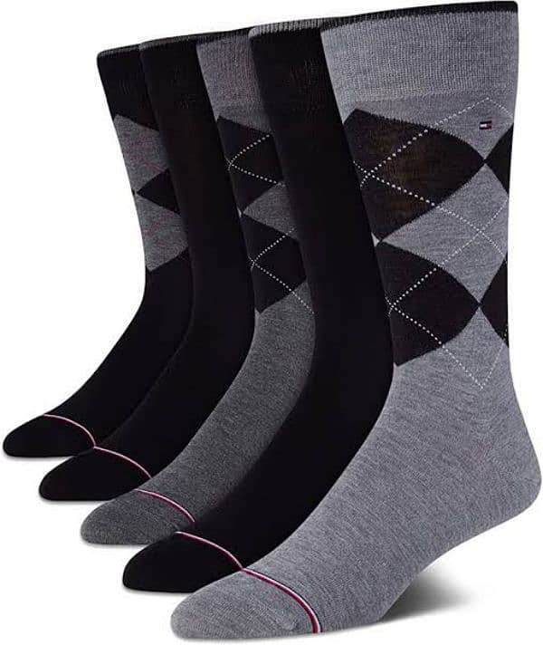 Pack of 5 T0mmy Label Socks Full Imported Stuff 5