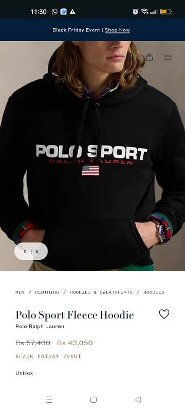 POLO N UNDER ARMOR HOODIE 5