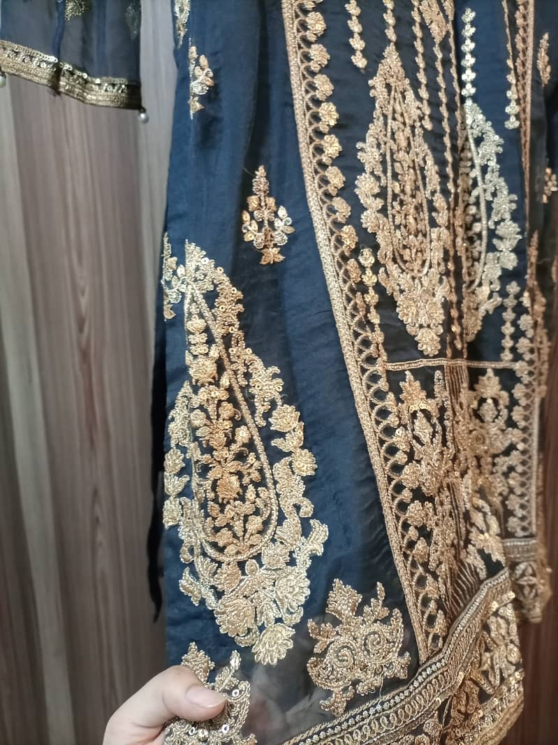 Wedding wear dress 2 piece shirt and dupatta 4