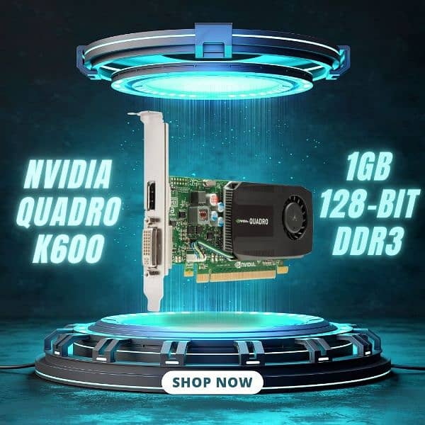 Nvidia Quadro K600 1GB Graphic Card 0