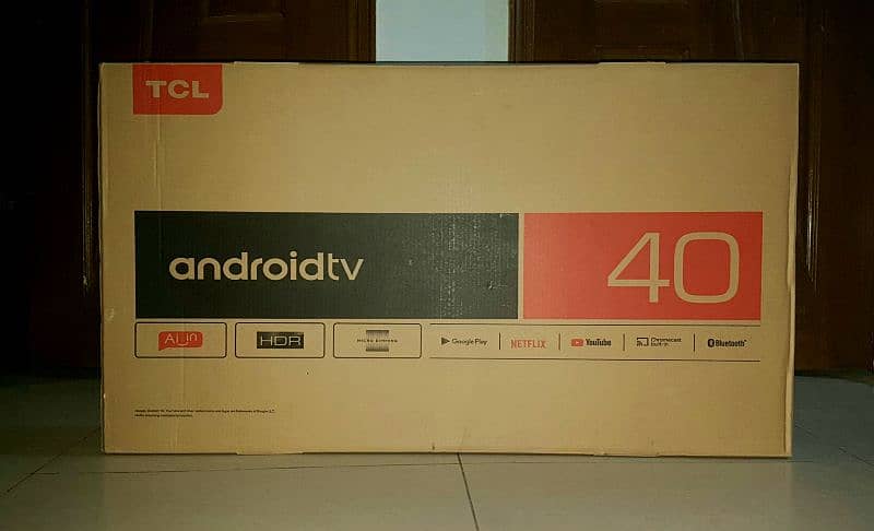 TCL 40" SMART ANDROID LedTv Slightly 1yr Used only, Excellent Working 5