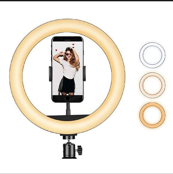 Ring light 10 inch 26 cm with mobile holder 0