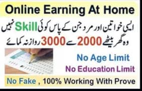 home based online job available