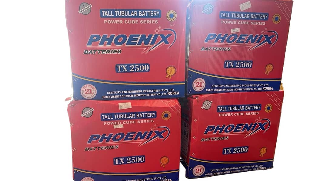 Phoenix Tall Tublar Batteries/TR-2800/TR2500/TR3500 1