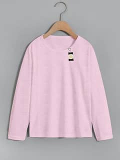 1 Pc Women's Stitched Plain Sweat Shirt