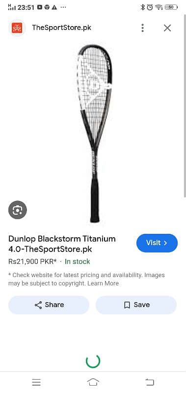 orginal dunlop Squash racket 5