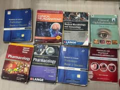 MEDICAL BOOKS (PATHOLOGY, NEUROANATOMY, PHARMACOLOGY, EYE, ENT,MICRO)