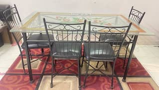 6 Seater Dining Table with Chiars
