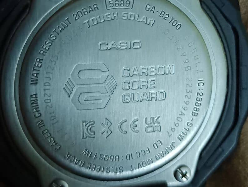 Casio G-Shock- GA- B2100- 1ADR Solar 2