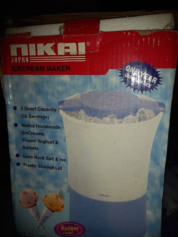 Nikai Japan Iceream Maker 0